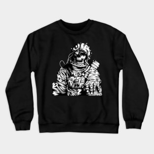 Skelenaut (Black & White) Crewneck Sweatshirt